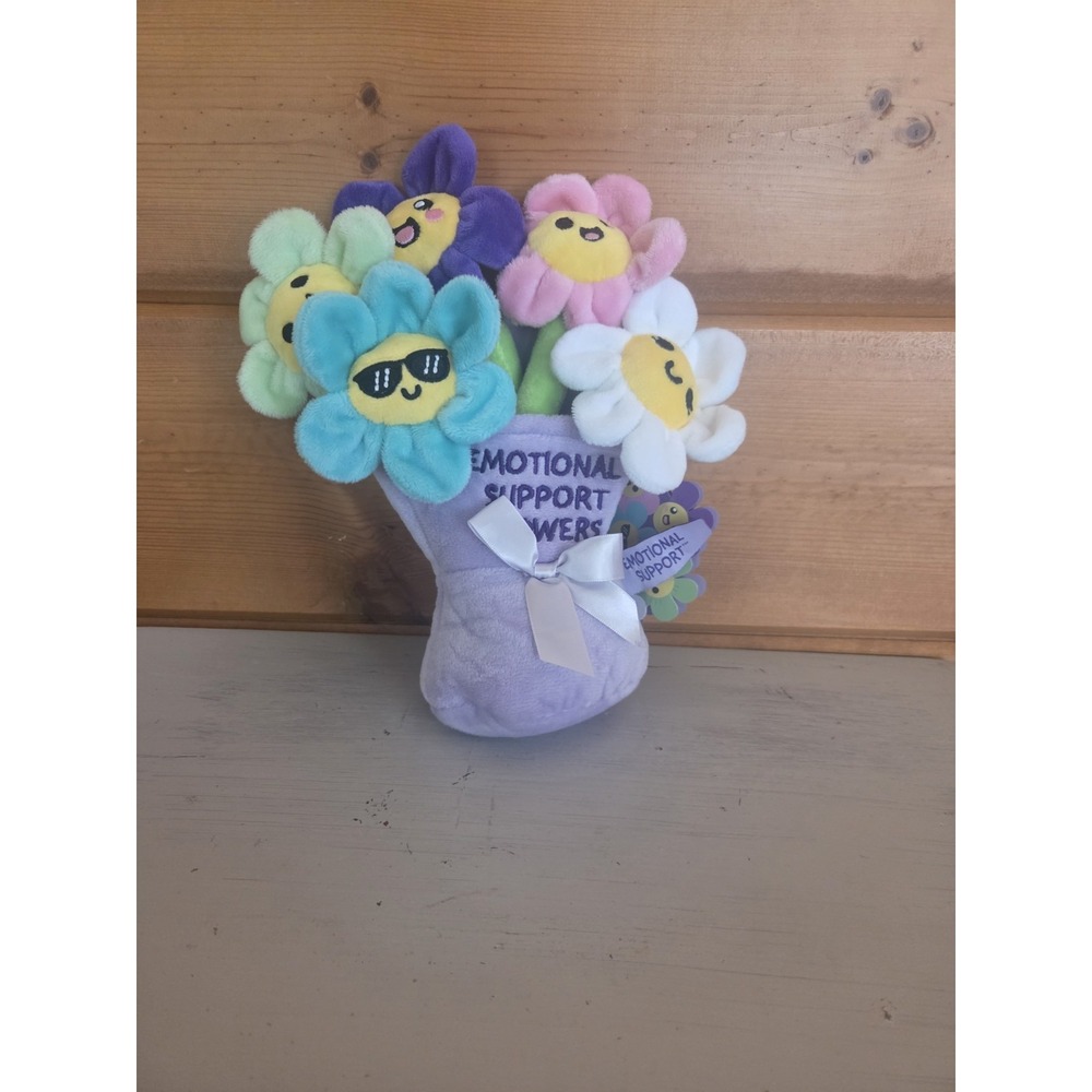 Emotional Support Flower Bouquet~ Plush Flowers, Flower Plushies Gift D52